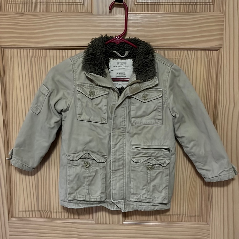 Children’s Place XS Sherpa Lined Cargo Jacket